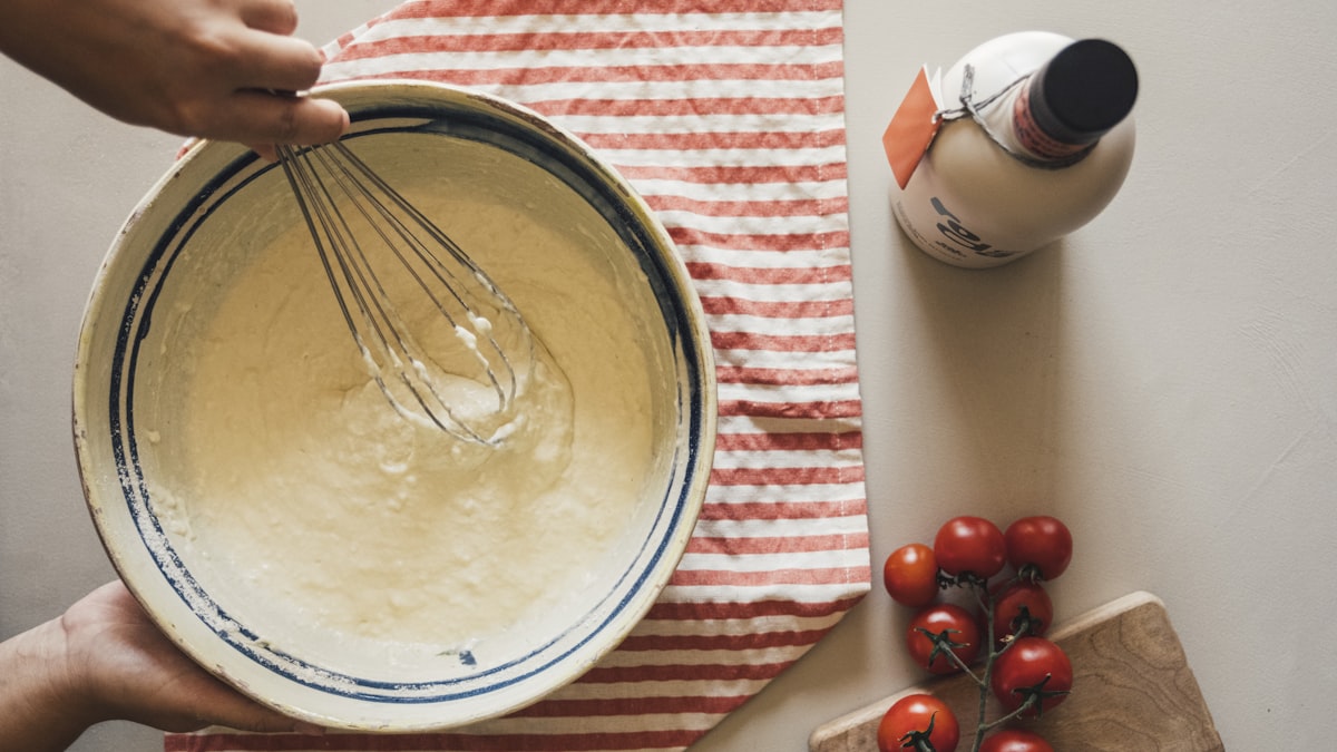 Homemade olive oil mayonnaise and a range of sauce variations made from it
